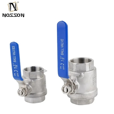 Acier inoxydable 304 316 soupape à bille CF8M CF8 NPT fil BSPT 1pc pour la structure du diaphragme et noir industriel