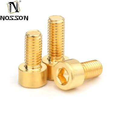 Boulons de tête de cylindre métriques en laiton pour la construction selon la norme DIN M2 M2.5 M3 M4 M5 M6M8 M10 M12 M14 M16 M18 M20 M24 M27 M30
