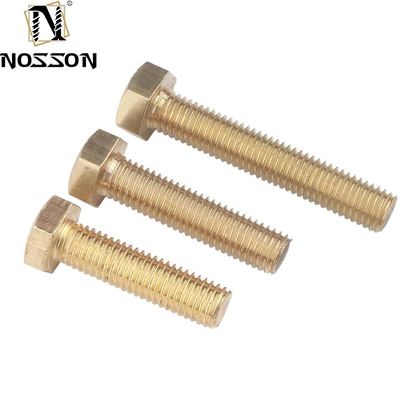 Système de mesure INCH L'acier/la cuivre boulon hexagonal m3 m4 m5 m6 m8 m10 m12 m14 m16 m20 avec norme ANSI