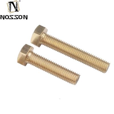 Système de mesure INCH L'acier/la cuivre boulon hexagonal m3 m4 m5 m6 m8 m10 m12 m14 m16 m20 avec norme ANSI