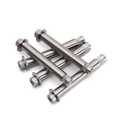 1/2 diamètre en acier inoxydable plaqué Ancrage d'expansion Boulon vis Boulon tête hexagonale béton pour une longue durée dans le système métrique