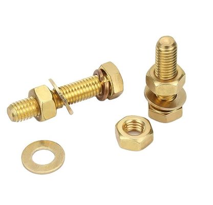 Système de mesure INCH Fermeture en laiton hexagonale M3 M4 M6 M8 M10 pour usine de fabrication de fixations