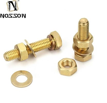 Système de mesure INCH Fermeture en laiton hexagonale M3 M4 M6 M8 M10 pour usine de fabrication de fixations