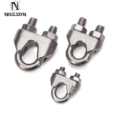 Métrique 304/316 Serre à câbles en acier inoxydable U Boult Serre à câbles pour serrures de tuyaux Type Serrures à double tuyau dans l'industrie générale Finition en zinc