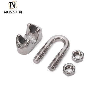 Clamps à double tuyau Clip de câble en acier inoxydable standard GB pour fixations DIN741 Personnalisable Supporté OEM