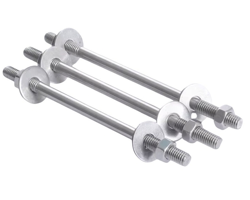 Fermeture en argent de haute précision en acier inoxydable à filetage à barres de filetage à filetage complet pour applications industrielles
