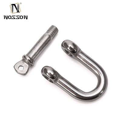 Type de boulon DEE SHACKLES Technologie 304 316 en acier inoxydable vis encapsulée broche large D Liens de coulée de précision