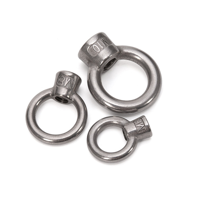 A4-80 DIN 304 acier inoxydable en forme d'anneau de levage de l'œil Noix 5/16 &quot;avec système de mesure métrique