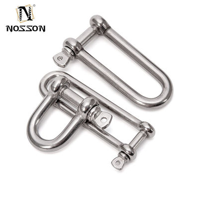 Technologie de coulée de précision d'acier inoxydable de type long de levage Dee Screw Pin Ss304 ou Ss316 D Chaîne avec conception d'arc