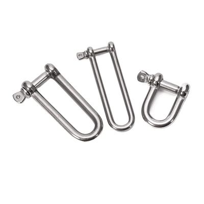 Casting de précision de 8 mm de haute résistance de type long Dee Chain pour le traitement de l'eau d'acier inoxydable poli