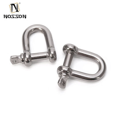 Système de mesure métrique en acier inoxydable de sécurité hautement poli vis encapsulée pin DEE SHACKLES SS304 SS316 D Chackle