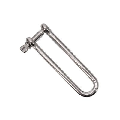 Technologie de coulée de précision Élevation en acier inoxydable Sécurité Captive Pin Long Dee Chaîne pour les demandes de l'industrie automobile