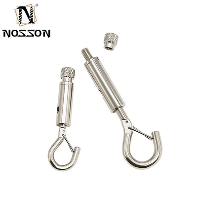 Traitement électrolytique 8mm-50mm en acier inoxydable double bout boulon crochet rapide Carabiner pour les accessoires de plongée de laisse pour chiens