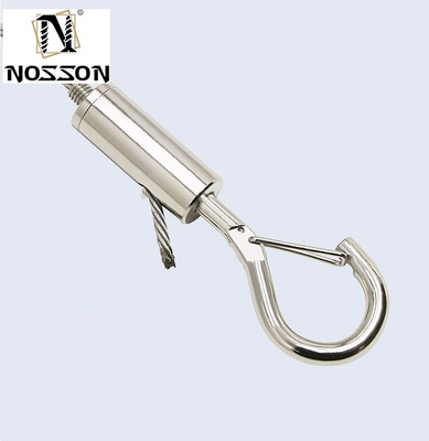 Traitement électrolytique 8mm-50mm en acier inoxydable double bout boulon crochet rapide Carabiner pour les accessoires de plongée de laisse pour chiens