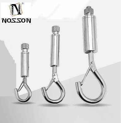 Traitement électrolytique 8mm-50mm en acier inoxydable double bout boulon crochet rapide Carabiner pour les accessoires de plongée de laisse pour chiens