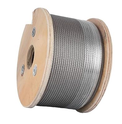 Tape à câble AISI SUS 304 316 Corde en acier inoxydable 1 mm 1.5 mm 2 mm 3 mm 4 mm 5 mm 6 mm 7 mm 8 mm 9 mm 10 mm Couleur personnalisée