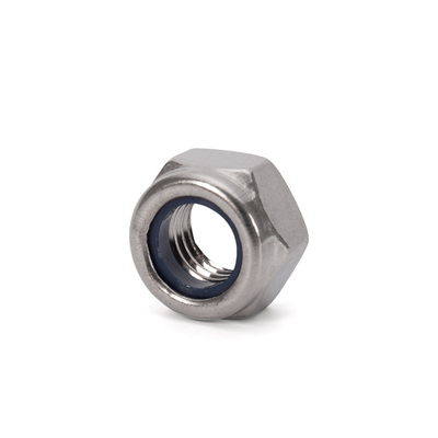 Médecine M5 5/16 Auto-verrouillage Hexagon DIN985 acier inoxydable 304/316 Nylon Insert Noix de verrouillage pour l'industrie lourde