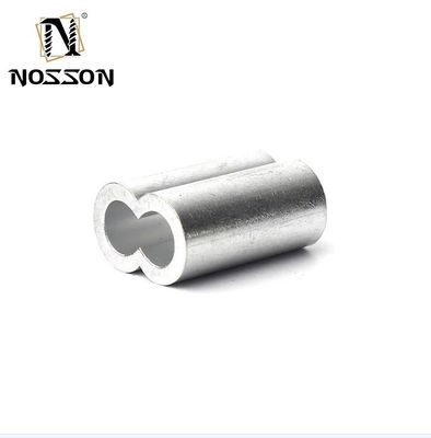 M6 1,6-5,5 mm Mer Commercial Longline Single Double Crimping à l'eau salée en aluminium Crimps de pêche Manche avec l'eau salée standard GB