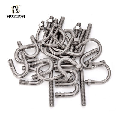 Boulons en U à finition plate personnalisés pour les applications lourdes M3 M4 M5 M6 M8 M10 M12 M16 M20 en acier inoxydable 304 316 JIS Standard