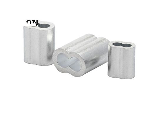 Ferrule en aluminium de performances fiables pour câbles métalliques