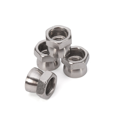 Système de mesure métrique Tordre des écrous hexagonaux anti-vol en acier inoxydable 304 316 Pour la norme DIN
