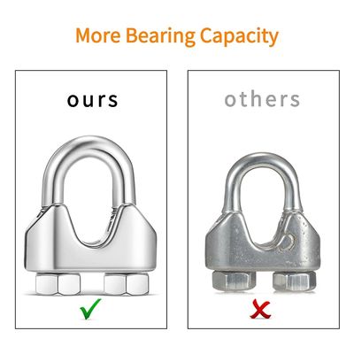 Soutien personnalisé pour les engins de l'industrie lourde JIS Standard Double Pipe Clamps Galvanisés Clip de câble de câble de câble