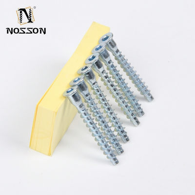 Système de mesure métrique de finition galvanisée Socket Hexagon Confirmat Screw pour meubles pour la maison et projets de bricolage