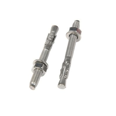 Fermetures en acier inoxydable poli pour la réparation automobile M6 M8 M12 Gecko Béton chute dans l'ancre manche coin d'expansion de l'ancre boulon