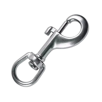 L'acier inoxydable SS304 SS316 A2 A4 Ovale Ring Dog Leash Rope Round Eye Swivel Snap Hook Accessoire essentiel pour l'industrie lourde