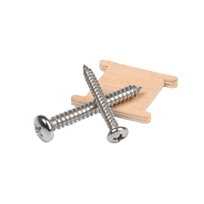 Écrou métrique SS304 SS316 en acier inoxydable M2.5 JIS Phillips à tête plate pour le métal dans la norme JIS
