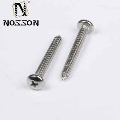 Écrou métrique SS304 SS316 en acier inoxydable M2.5 JIS Phillips à tête plate pour le métal dans la norme JIS