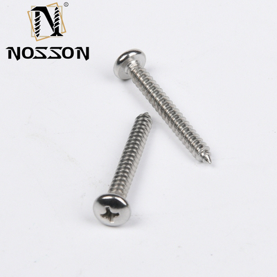 Écrou métrique SS304 SS316 en acier inoxydable M2.5 JIS Phillips à tête plate pour le métal dans la norme JIS