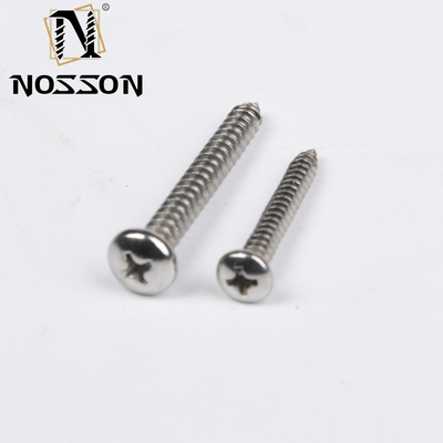 Écrou métrique SS304 SS316 en acier inoxydable M2.5 JIS Phillips à tête plate pour le métal dans la norme JIS