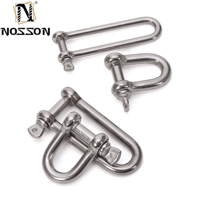 Technologie de coulée de précision 304 316 Boulon en acier inoxydable Type de chaîne Lien D Lien pour 8 mm Taille