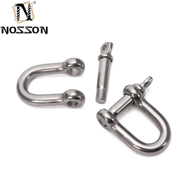 Technologie de coulée de précision 304 316 Boulon en acier inoxydable Type de chaîne Lien D Lien pour 8 mm Taille