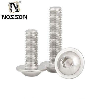 Système de mesure en acier inoxydable 304 Hexagon Socket Head Flange Button Head Screw avec norme GB
