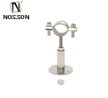 Mesure métrique de l'acier inoxydable SS304 à tubes ronds, serrage de support pour conception de soins de santé durable de 16 à 300 mm