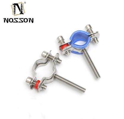 Mesure métrique de l'acier inoxydable SS304 à tubes ronds, serrage de support pour conception de soins de santé durable de 16 à 300 mm