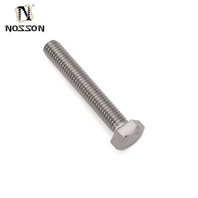 Boulons hexagénaires en acier inoxydable standard JIS plaqué en zinc M3 M4 M5 M6 Boulons de toutes tailles avec une tête et une finition hexagénaires personnalisées