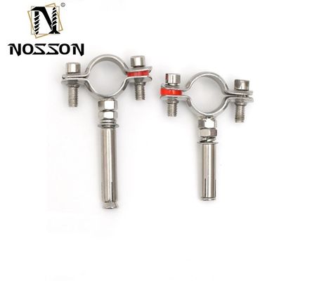 Clampe de support de tuyau de fixation personnalisée ODM pour la pince à tuyau rapide sanitaire et le tuyau métrique en acier inoxydable 304