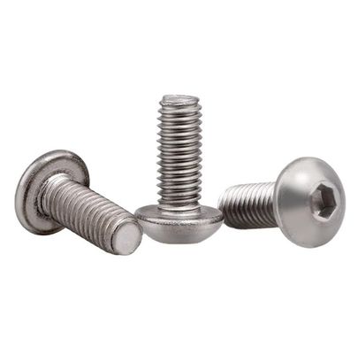 Finition de revêtement galvanisé Surface Titanium Pan Head Screw avec patch en nylon et bouton d'auto-verrouillage GR5/TC4 personnalisé