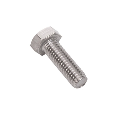 Fabrication Distribution Standard ANSI Finition plate 304 316 Hex Boulons et écrous en acier inoxydable DIN931 DIN933