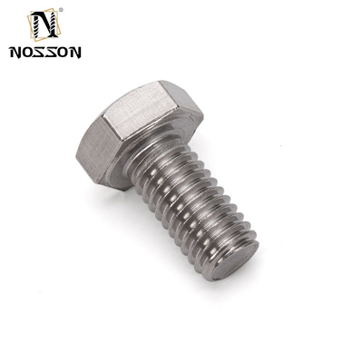 Fabrication Distribution Standard ANSI Finition plate 304 316 Hex Boulons et écrous en acier inoxydable DIN931 DIN933