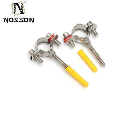 Clampe de câble en acier inoxydable coussinée en caoutchouc sur mesure pour l'installation de tuyaux et de fils fixes 16-300mm Standard