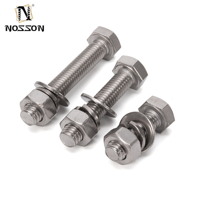 DIN933 304 en acier inoxydable Hex boulons pour le système de mesure de haute compétitivité