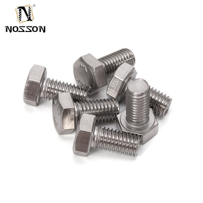 L'approvisionnement direct en laiton en acier inoxydable galvanisé à chaud boulon HEX DIN933 DIN931 pour système de mesure métrique M3 M4 M5 M6 M8 M10 M12 M14 M16 M20