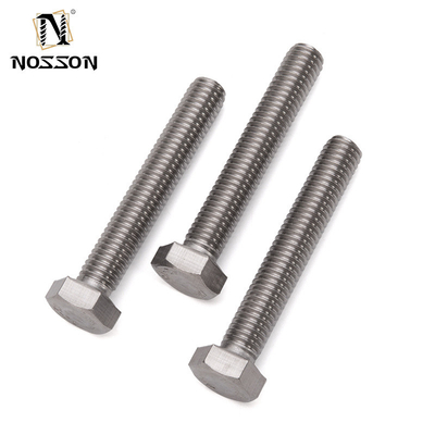 L'approvisionnement direct en laiton en acier inoxydable galvanisé à chaud boulon HEX DIN933 DIN931 pour système de mesure métrique M3 M4 M5 M6 M8 M10 M12 M14 M16 M20