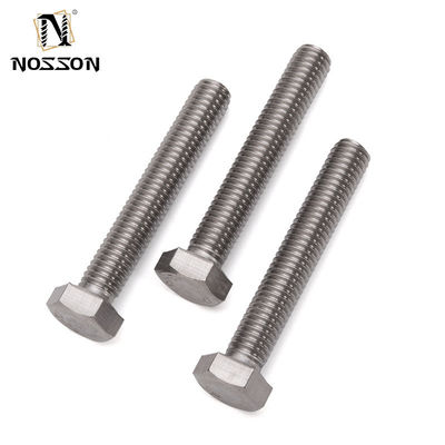 Grade de fabrication 8.8 Serre à vis à boulons et écrous DIN931 DIN933 pour M3 M4 M5 M6 M8 M10 M12 M14 M16 M20 en finition simple