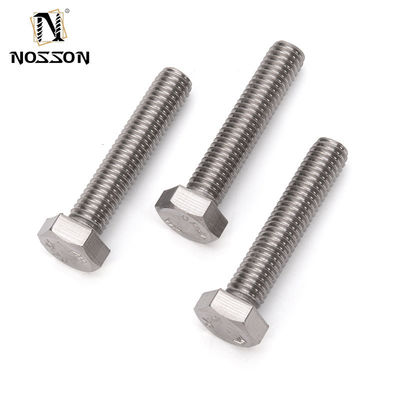 Grade de fabrication 8.8 Serre à vis à boulons et écrous DIN931 DIN933 pour M3 M4 M5 M6 M8 M10 M12 M14 M16 M20 en finition simple