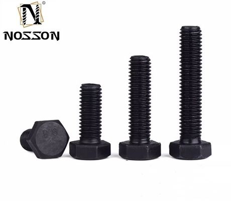 Métrique M3 M4 M5 M6 M8 M10 M12 M14 M16 M20 vis TC boulons écrous laveuse en acier 4.8/8.8 DIN933/931 Fermeture avec finition en zinc